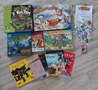 7 stolních/karetních her + bonus zdarma