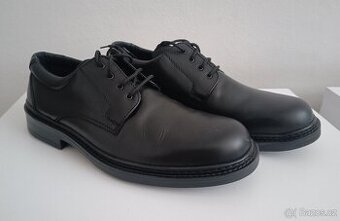 pánské černé polobotky, vel. 44 - NOVÉ - 1