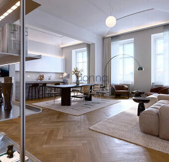 Pronájem bytu 3+kk/B/L, 164m², ul. Janáčkovo nábřeží, Praha 