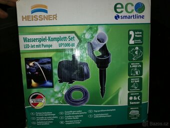 Čerpadlo pro zahradní jezírko s LED osvětlením