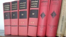 prodám naučný slovník CSAV a Ottův francouzsko český slovník