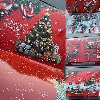 Vánoční adventní kalendář – stavebnice 6v1