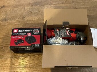 Aku úhlová bruska Einhell TE-AG 18/115 + baterie + nabíječka