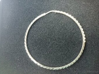 Náušnice z bílého zlata, punc 585/1000, 1,79g