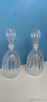 Skleněná karafa, 2 kusy
