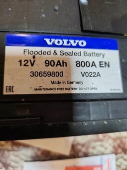 Autobaterie 90Ah, 800 EN, z Volva XC90, 2,4D