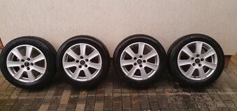 Alu Borbet 5x114.3 R16 + zimni  Conti 205/55