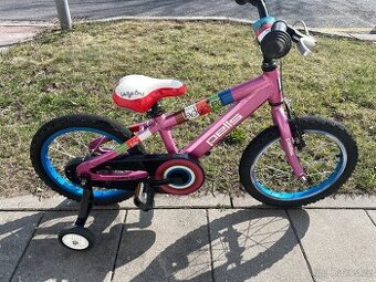 16" dívčí kolo Pells s hliníkovým rámem