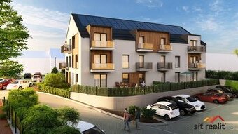 Novostavba bytu 2+kk, 58,35 m2 + balkon 4,34 m2, výtah, podl