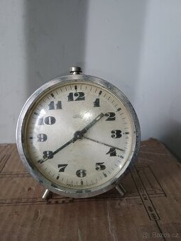 Budík Prim červený