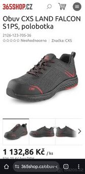 Pracovní boty CXS vel.45