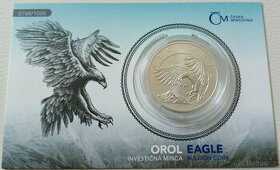 Stříbrná investiční mince Orel 2024 - číslo 786