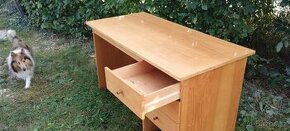 Prodám dřevěný retro polohovací psací stůl