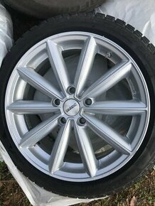 Alu kola 17” 5x112 a zimní pneu 205/45/R17 Pirelli