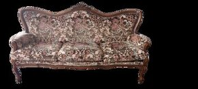Starožitná sofa - trojmístná - v krásném stavu