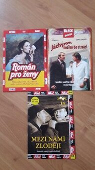 3x DVD papírový přebal mix