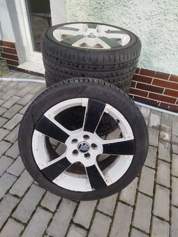 Alu disky Škoda 5x100 R17 225/45 letní
