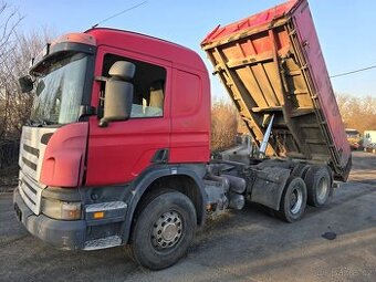 TŘÍSTRANNÝ SKLÁPĚČ SCANIA R 420 r2009,EURO 5,ZVEDAČKA,MANUÁL