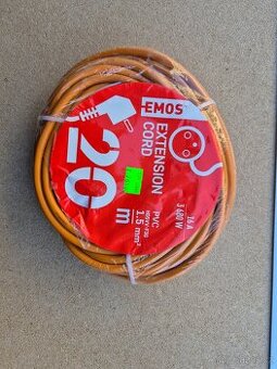 prodlužovací přívod, prodlužovák, 20m, Emos P01120 - 1