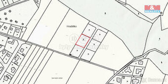 Prodej stavebního pozemku, 1093 m², Hradištko pod Medníkem