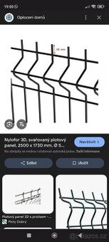 Plotové dílce 3D 25001630mm