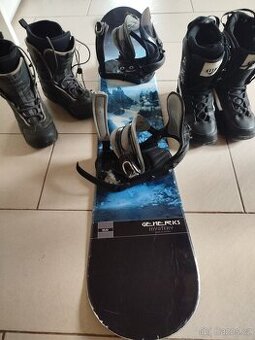 Snowboard s botama