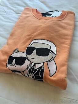 Karl Lagerfeld woman salmon  sweatshirt