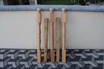 Dřevěné soustružené sloupky