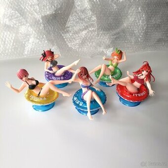 Quintuplets Nakano Aqua Float anime figurky set