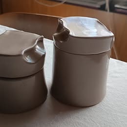 Designové keramické kořenky/cukřenka – moderní set