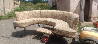 Jedinečná rohová čalouněná sedačka 30-50 léta