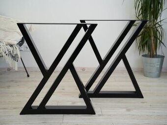 Robustní Double Z Industrial Podnož Noha 2ks Černá 40x43 cm