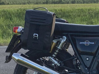 Prodám brašny Cafe reacer + držáky Royal Enfield Interceptor