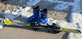 Lyžařský set, dětský 7-12 let, zánovní stav