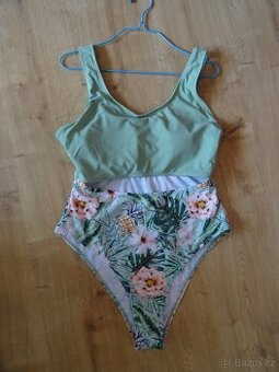 Jednodílné plavky, tropic motiv - nové