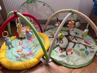 Dvě hrací deky plus válec na podporu lezení - 1