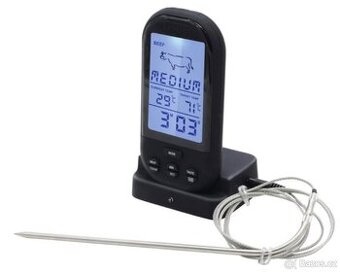 Grilovací teploměr se sondou TENNEKER