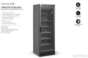 mrazící skříň prosklené dveře  AKCE - nové