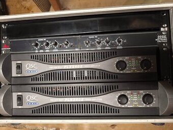 Zesilovače QSC + Crossover