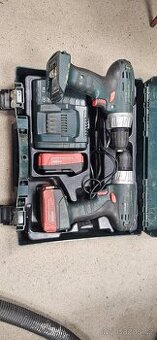 2x vrtačka Metabo s nabiječkou a baterií