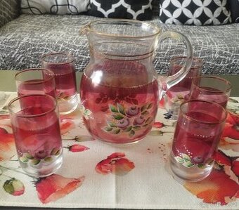 Souprava džbán a skleničky