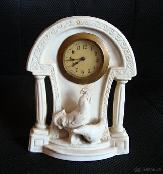 Krbové hodiny - kohout a slepička