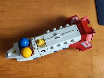 Retro raketoplán hračka