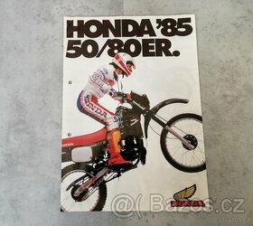 Honda 50/80er 1985 - prospekt - doprava v ceně