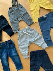 Značkové kalhoty pro půlroční miminka 7 ks, 62