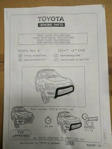 Toyota RAV 4 přednárazník - 1