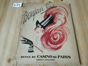 Kabaretní program Revue du Casino de Paris 1924-25 x77