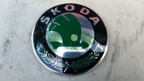 Znak Škoda, průměr cca 80 mm - 1