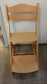 Rostoucí dětská židle Alma dřevěná buk - 1
