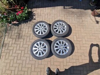 Sada 4× litá kola 16″ Opel Zafira + pneu (7 mm)